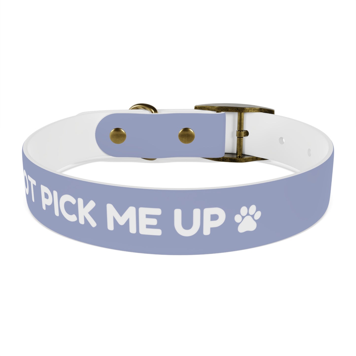 The "Please Don't Pick Me Up" Dog Collar