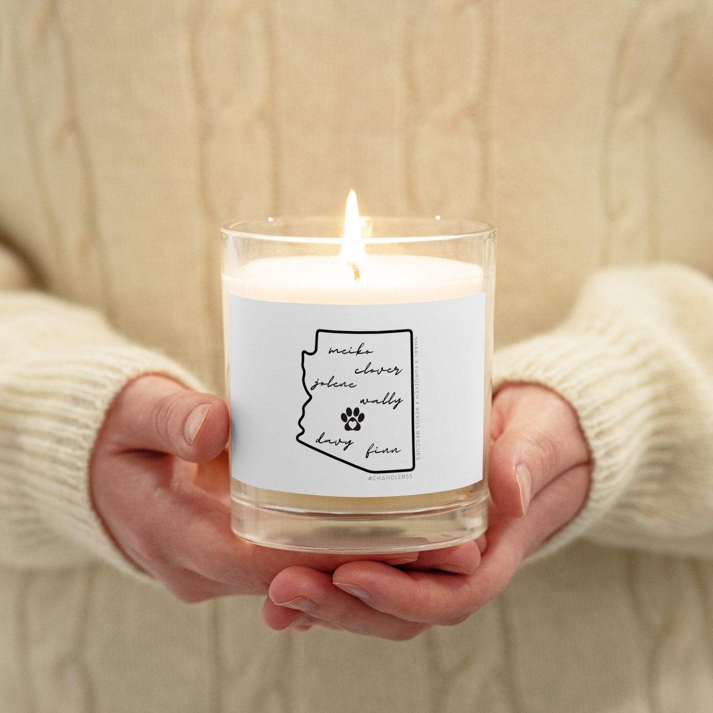 The "Strong 6"Candle