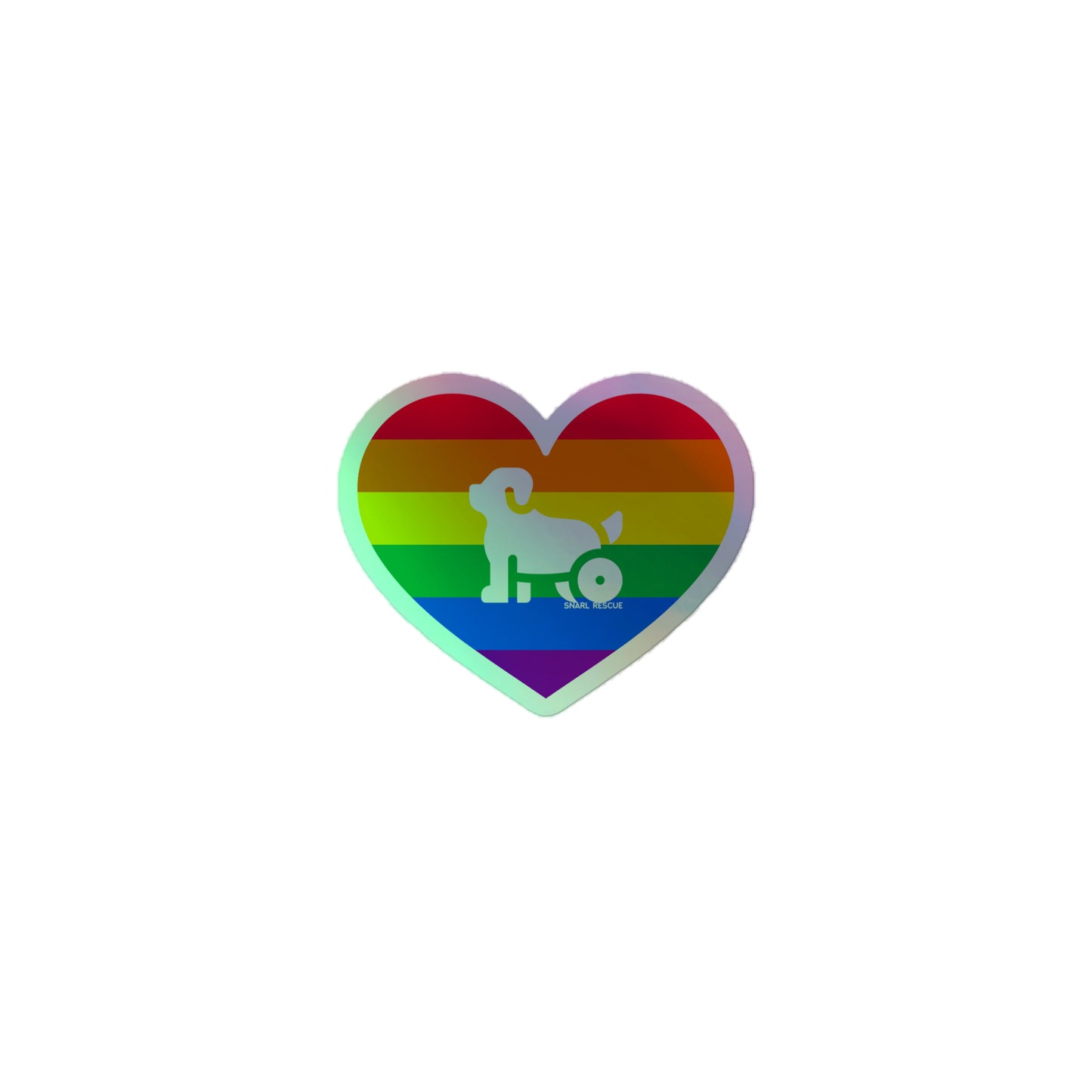 The Holographic SNARL Pride Sticker