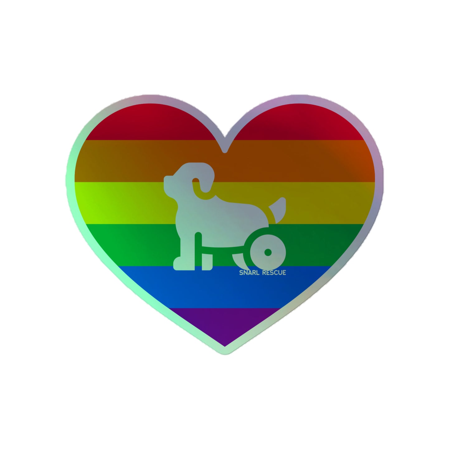The Holographic SNARL Pride Sticker