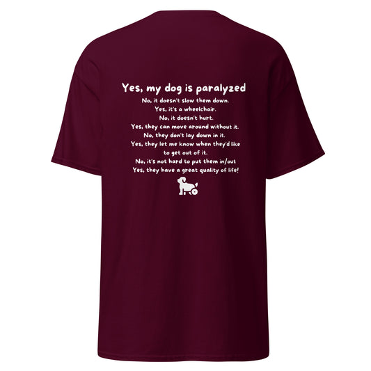 The Para Pup FAQ Tee