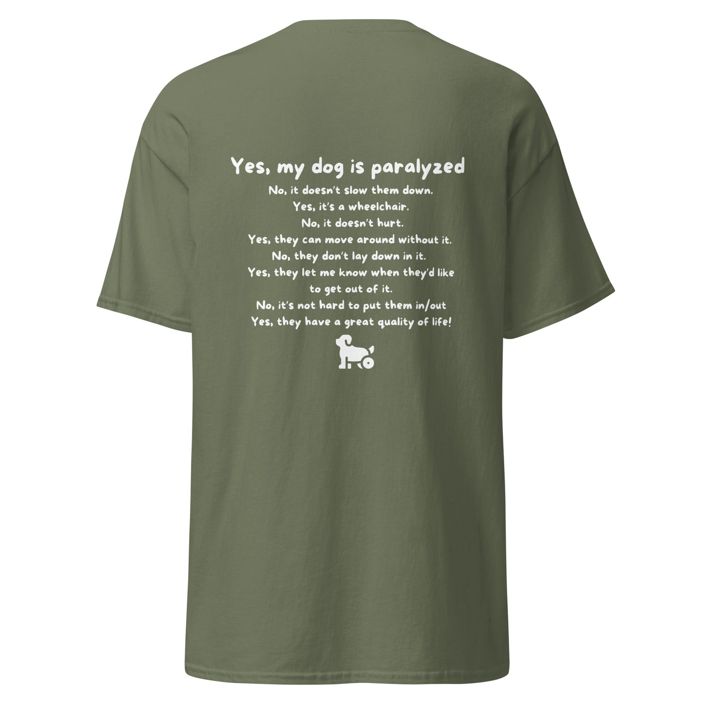 The Para Pup FAQ Tee