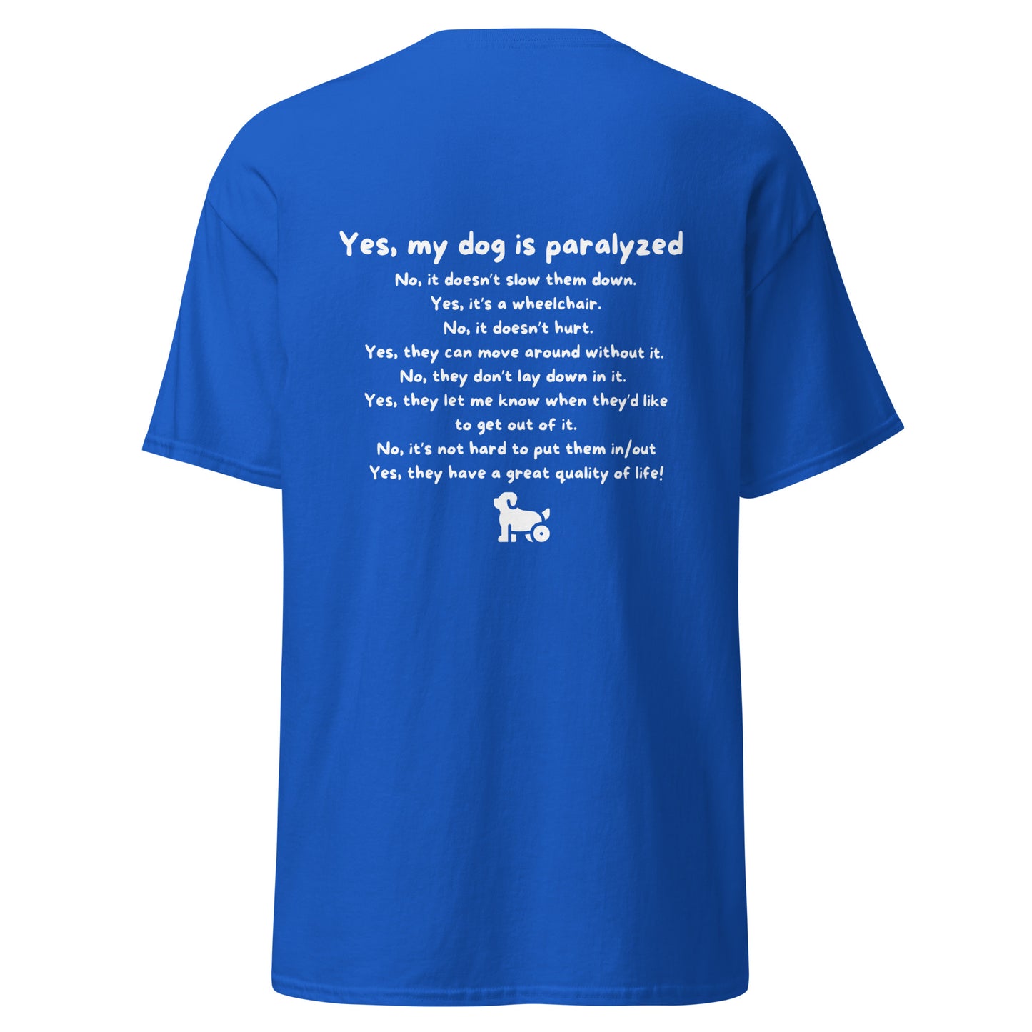 The Para Pup FAQ Tee