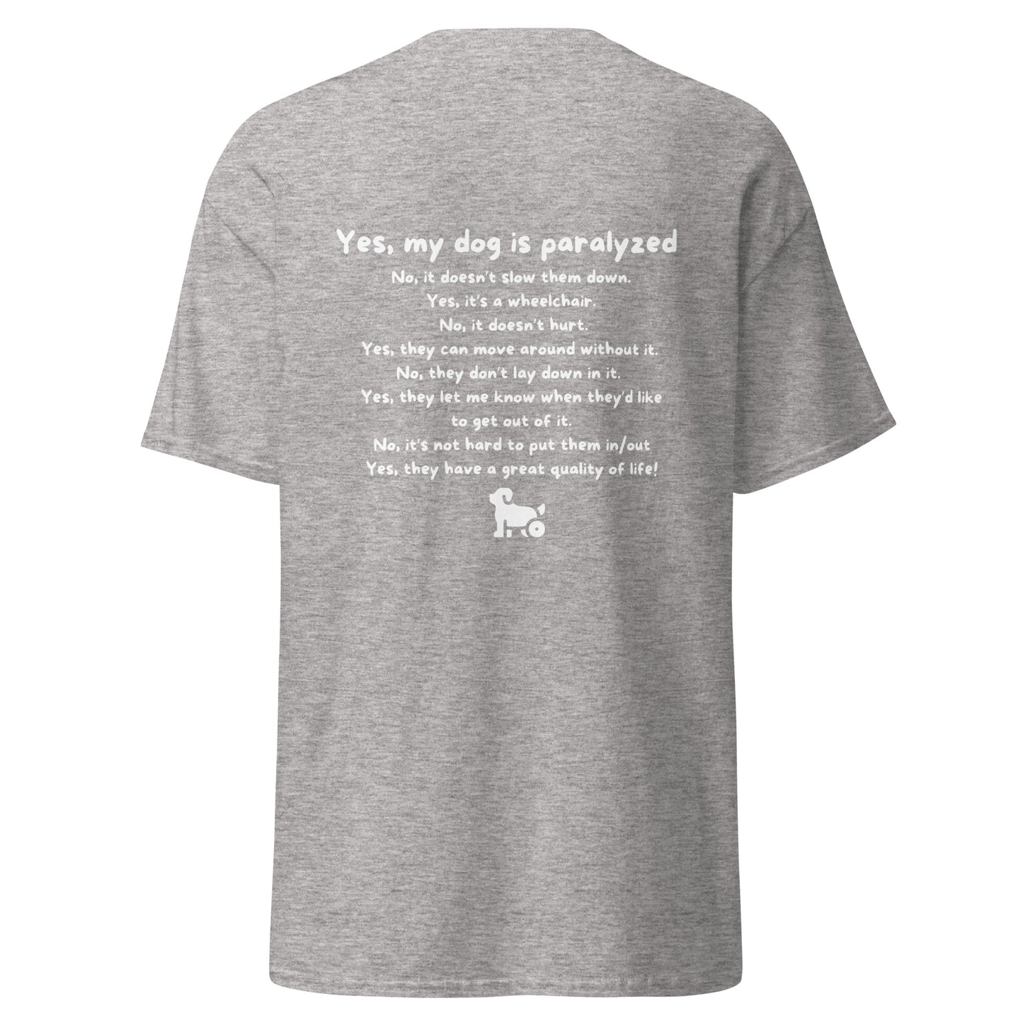 The Para Pup FAQ Tee