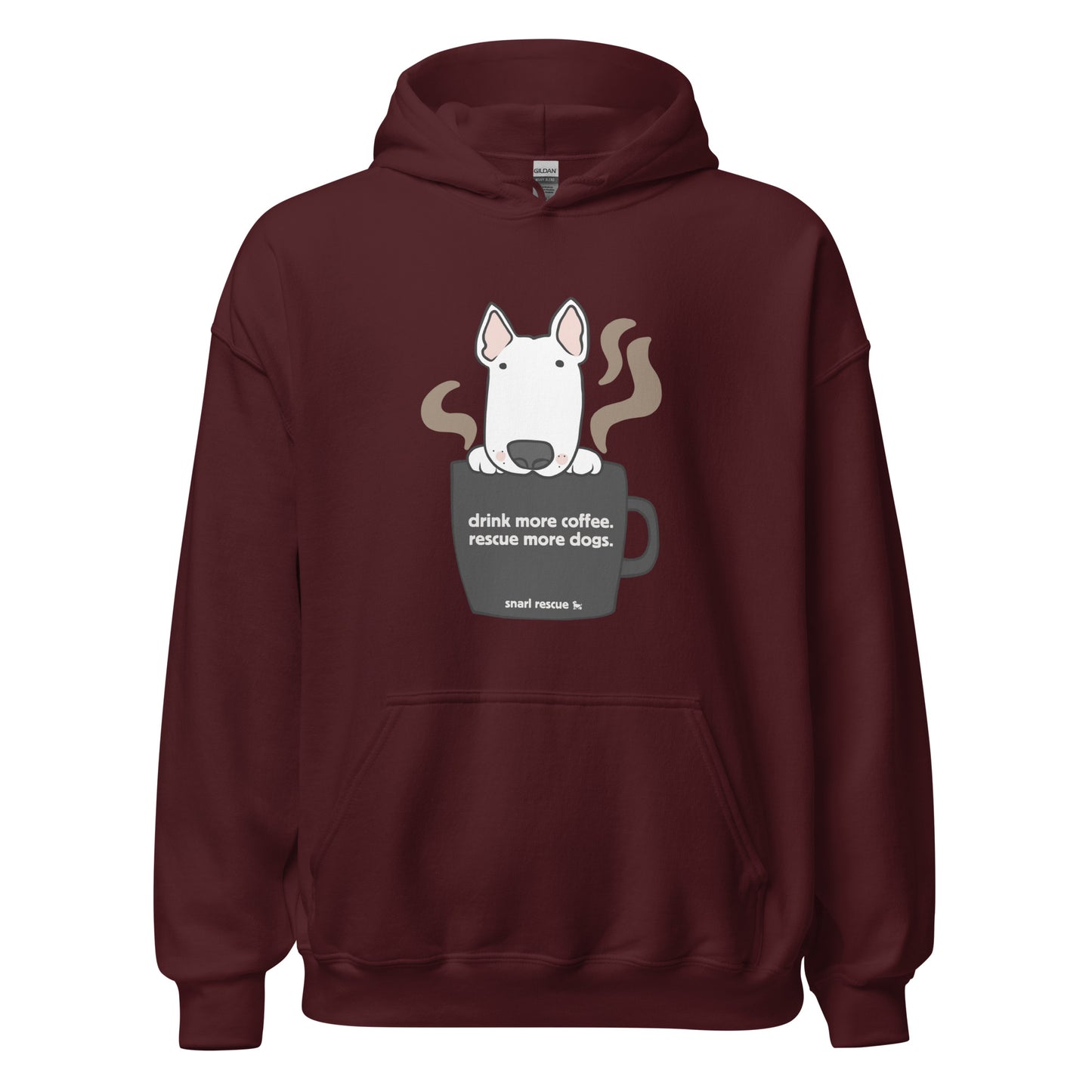 The More Coffee, More Rescue Dogs Hoodie