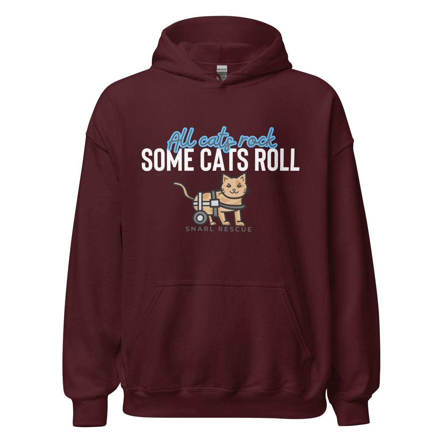 The "All Cats Rock, Some Cats Roll" Hoodie