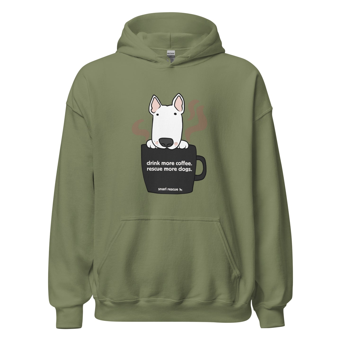 The More Coffee, More Rescue Dogs Hoodie