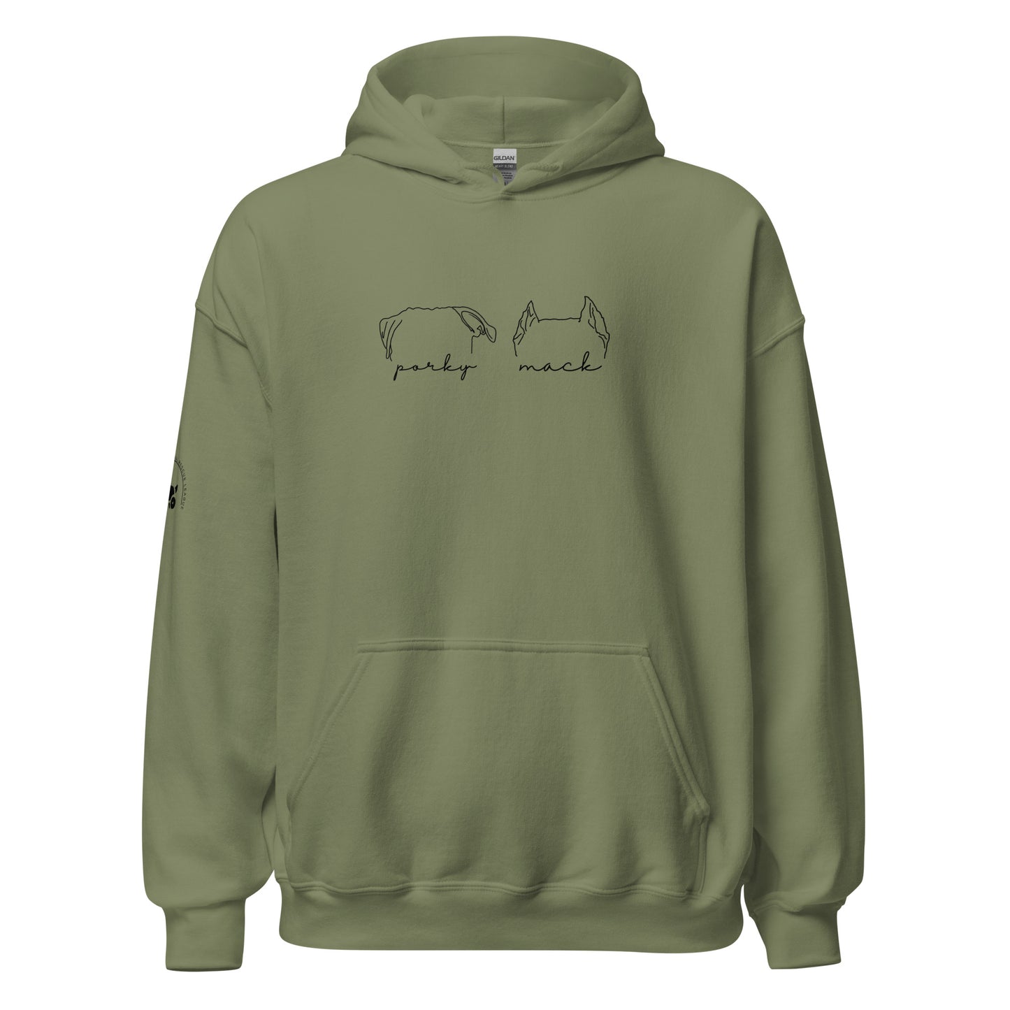 The Custom Ears Hoodie - With your dogs!