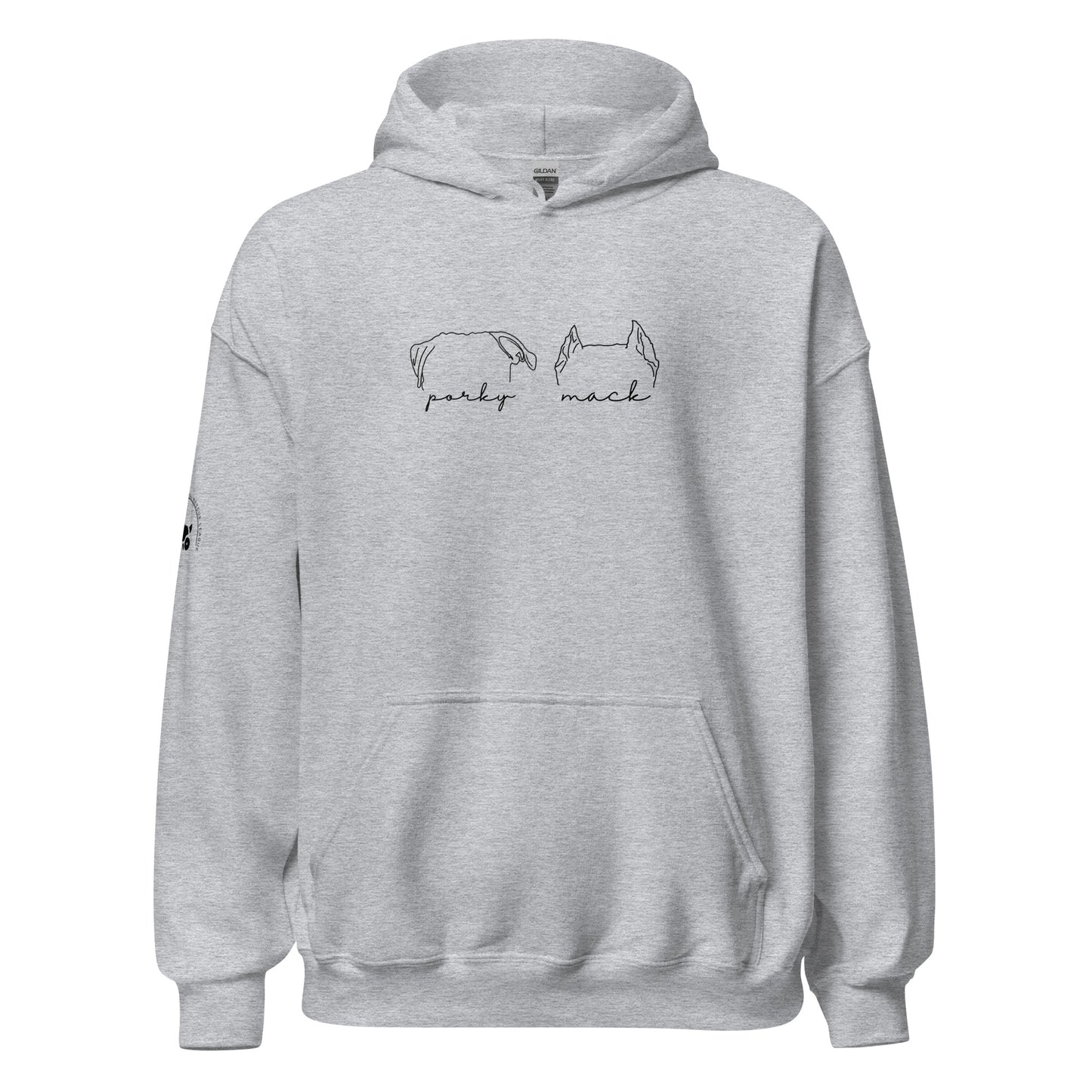 The Custom Ears Hoodie - With your dogs!