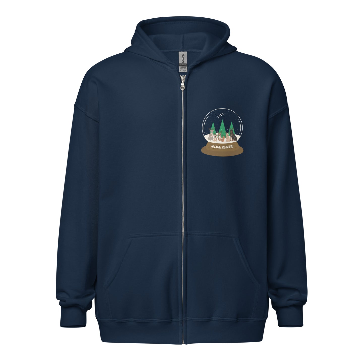 The SNARL Snowglobe Zip Up