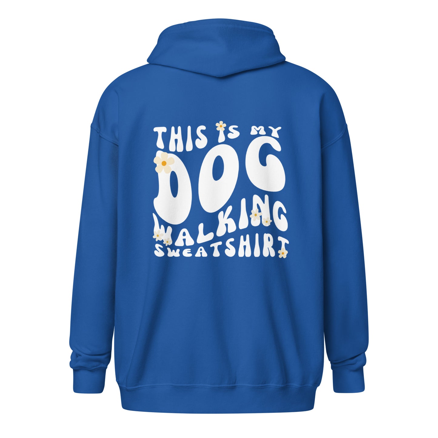 The Dog Walking Zip Up Hoodie