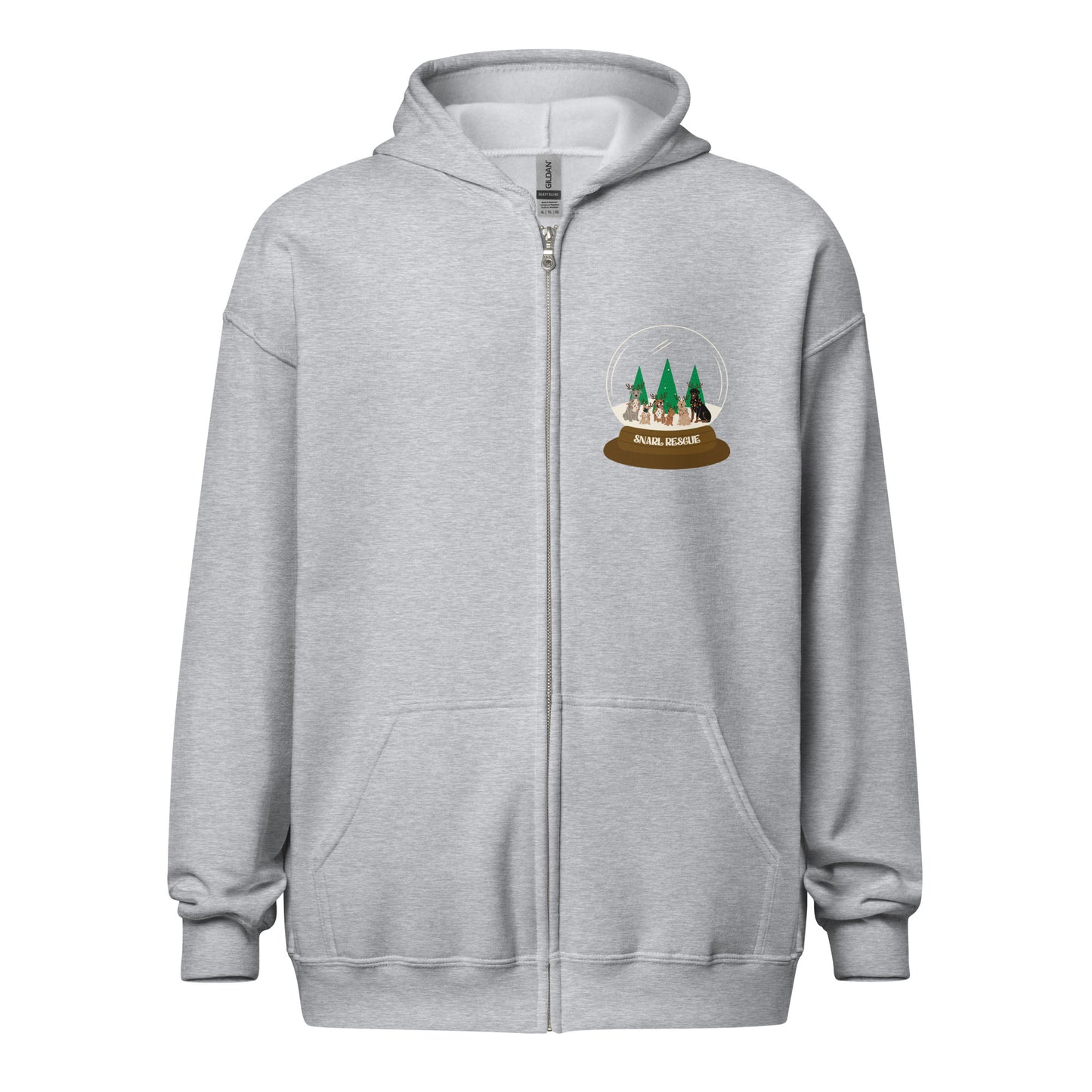 The SNARL Snowglobe Zip Up