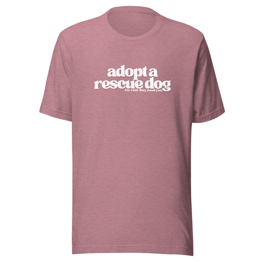 The Adopt a Rescue Dog shirt