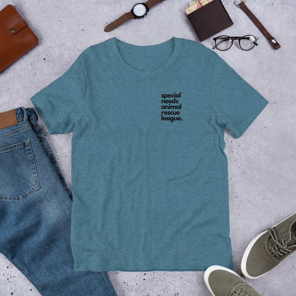 The Special Needs Animal Rescue League Stacked Tee
