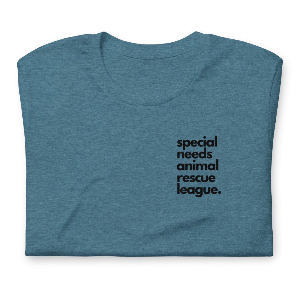 The Special Needs Animal Rescue League Stacked Tee