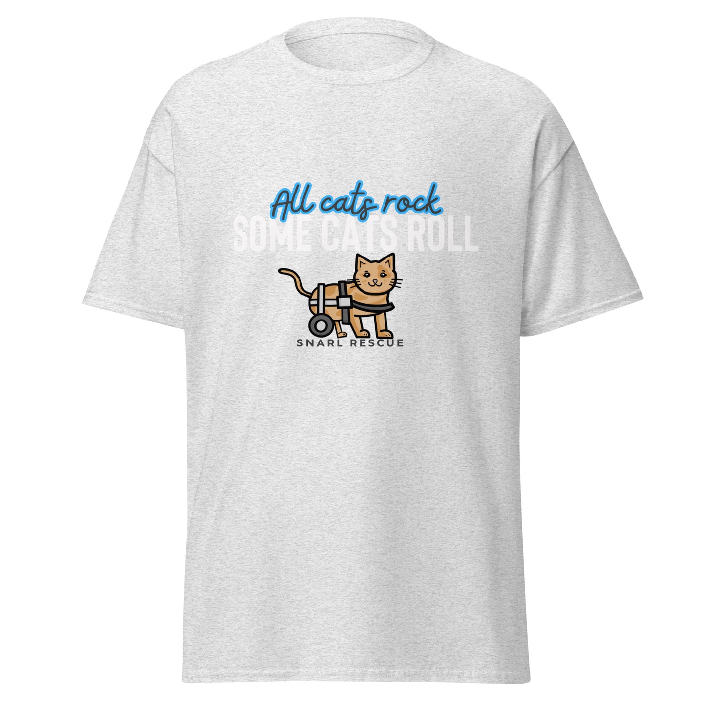 The "All Cats Rock, Some Cats Roll" Tee
