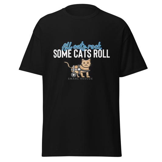 The "All Cats Rock, Some Cats Roll" Tee