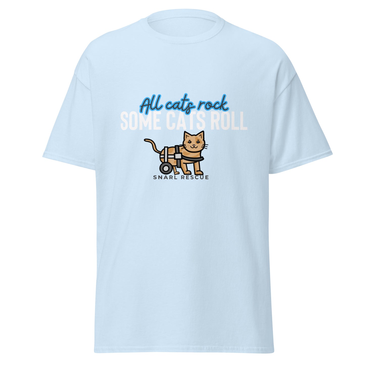 The "All Cats Rock, Some Cats Roll" Tee