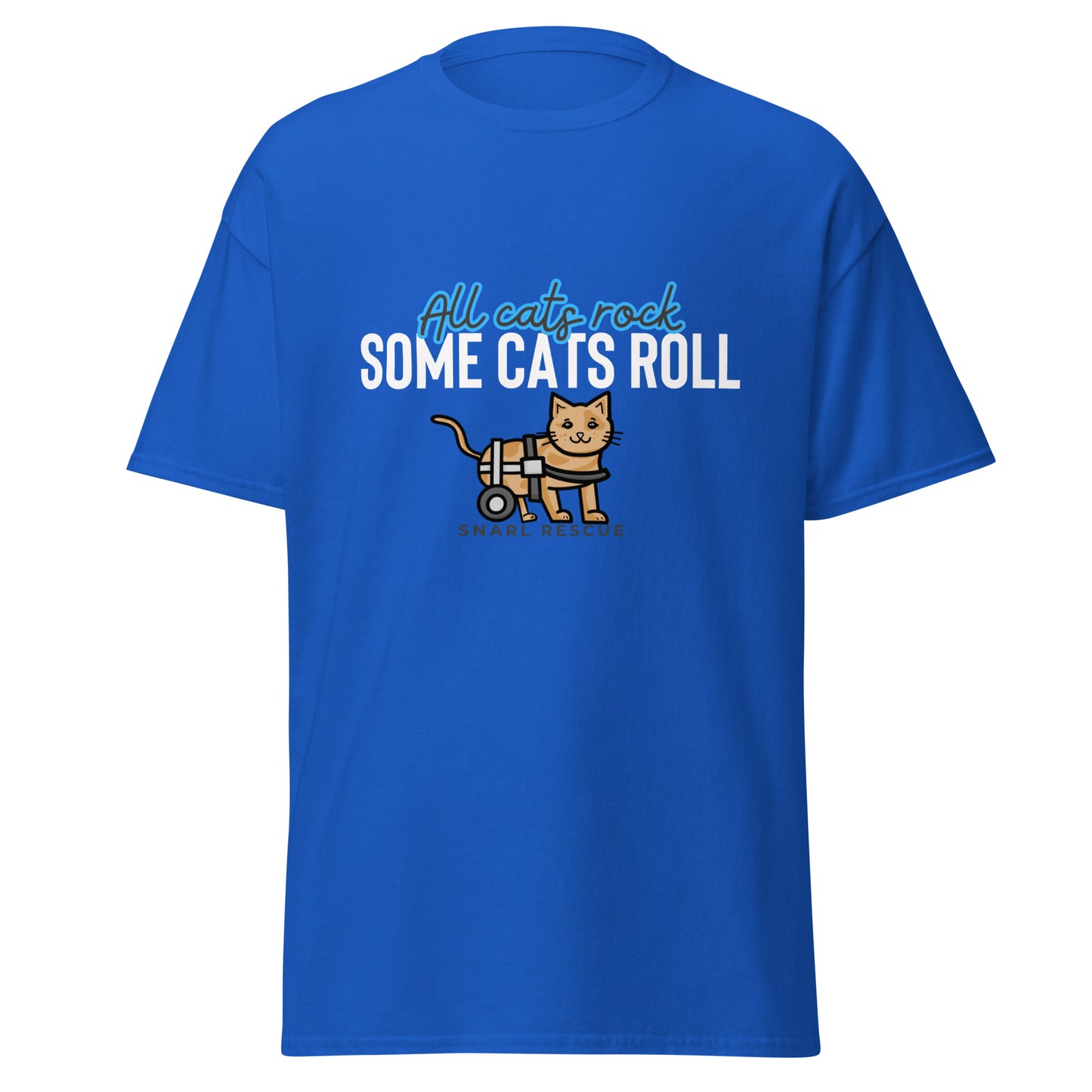 The "All Cats Rock, Some Cats Roll" Tee