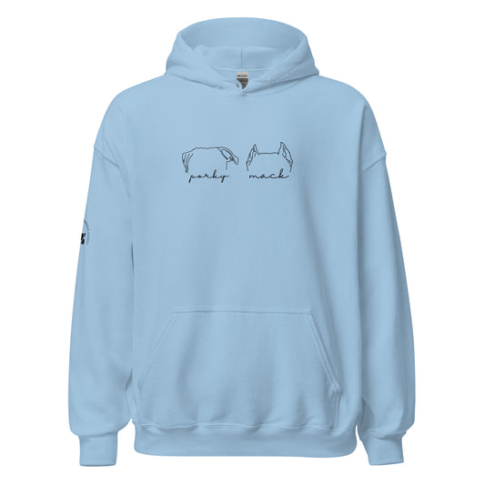The Custom Ears Hoodie - With your dogs!