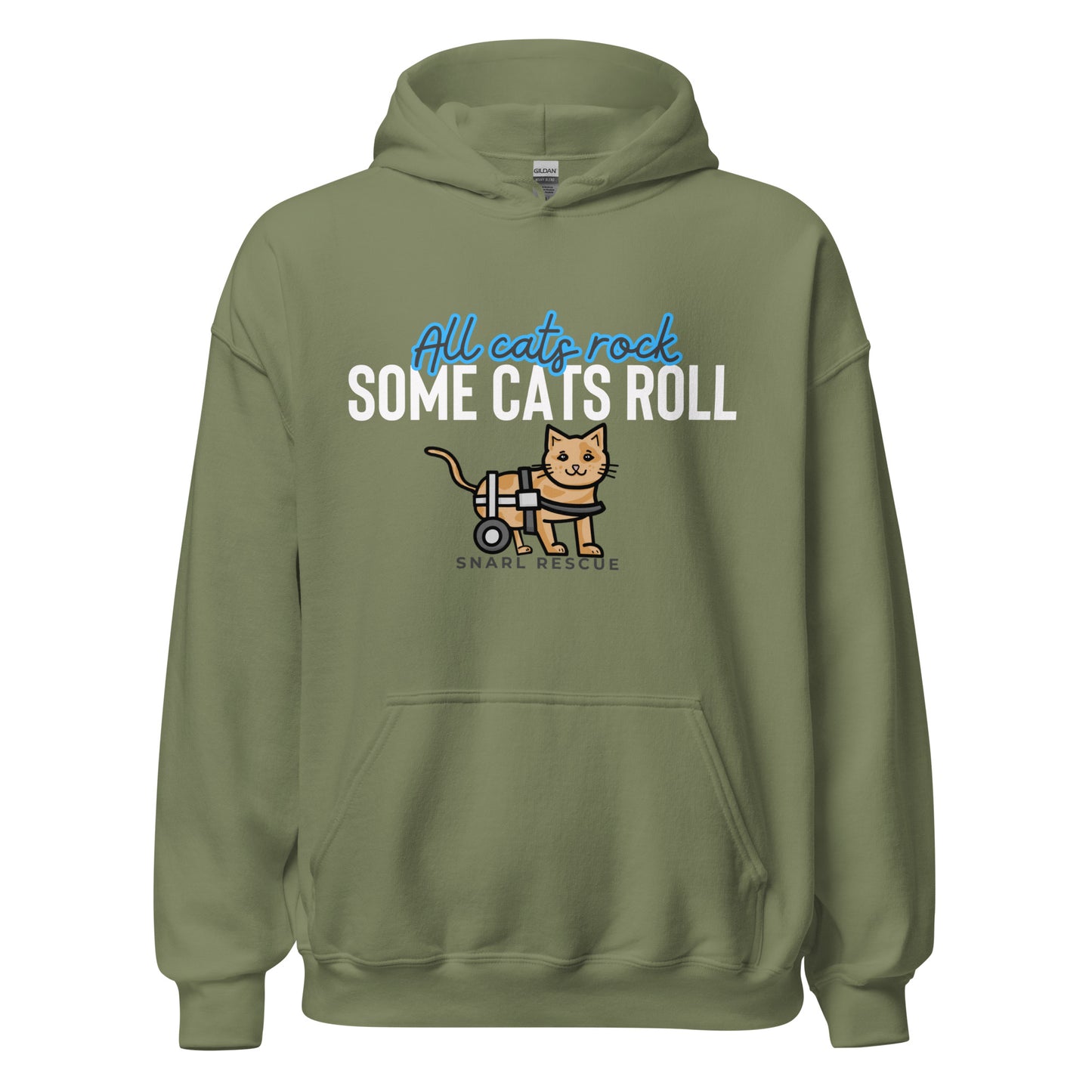 The "All Cats Rock, Some Cats Roll" Hoodie