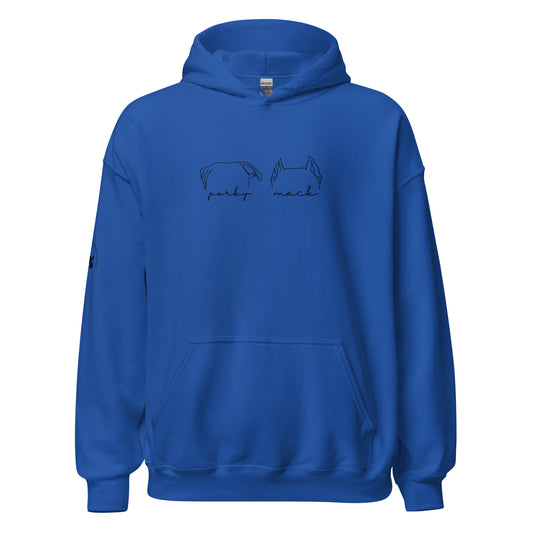 The Custom Ears Hoodie - With your dogs!