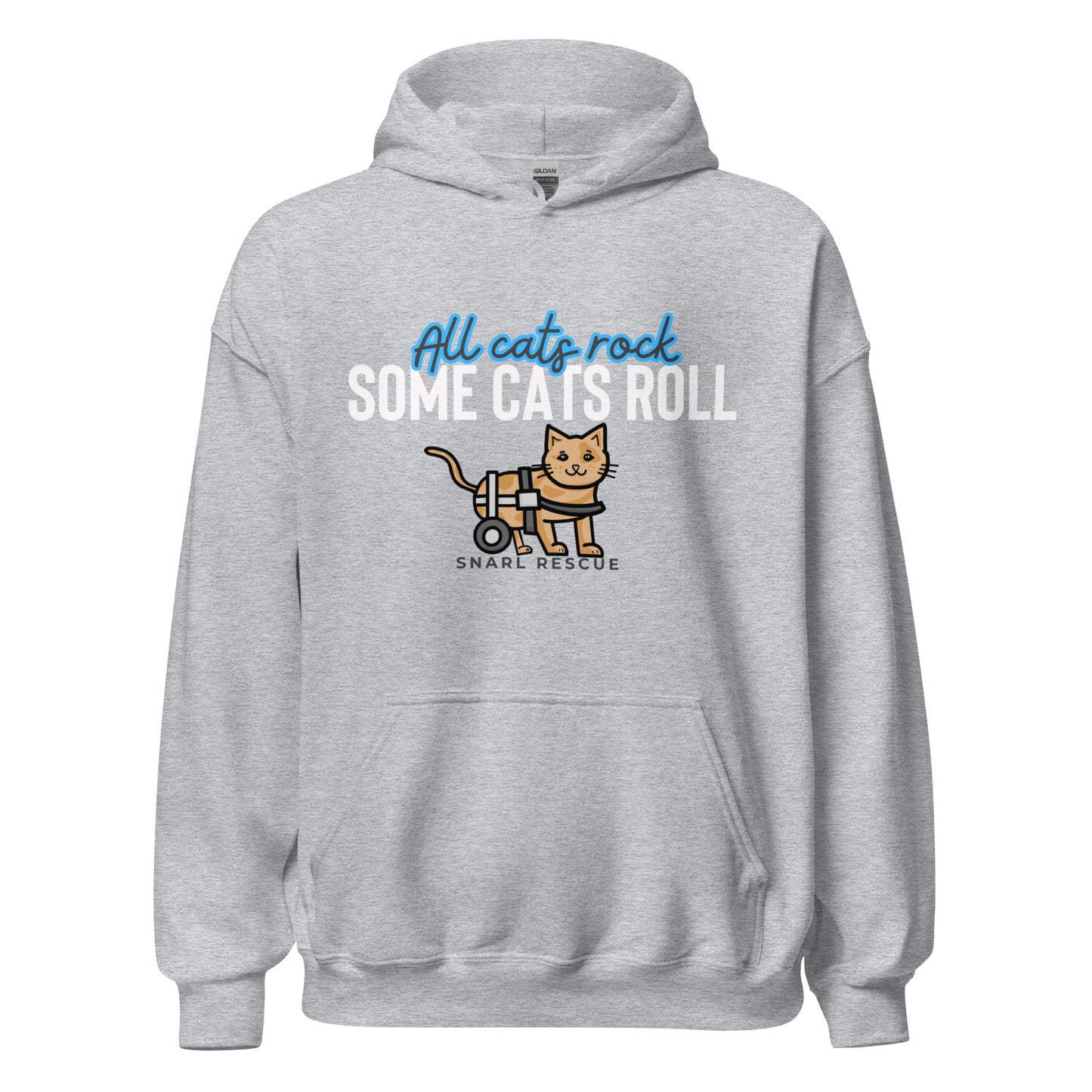 The "All Cats Rock, Some Cats Roll" Hoodie