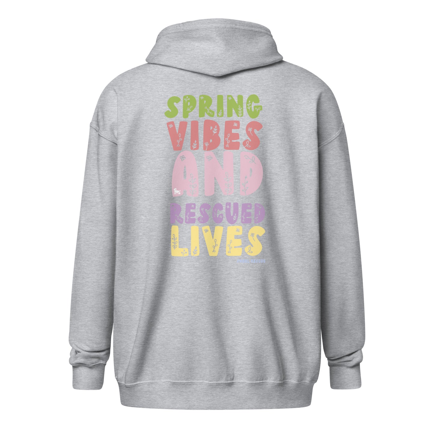 The Spring Vibes Zip Up Hoodie